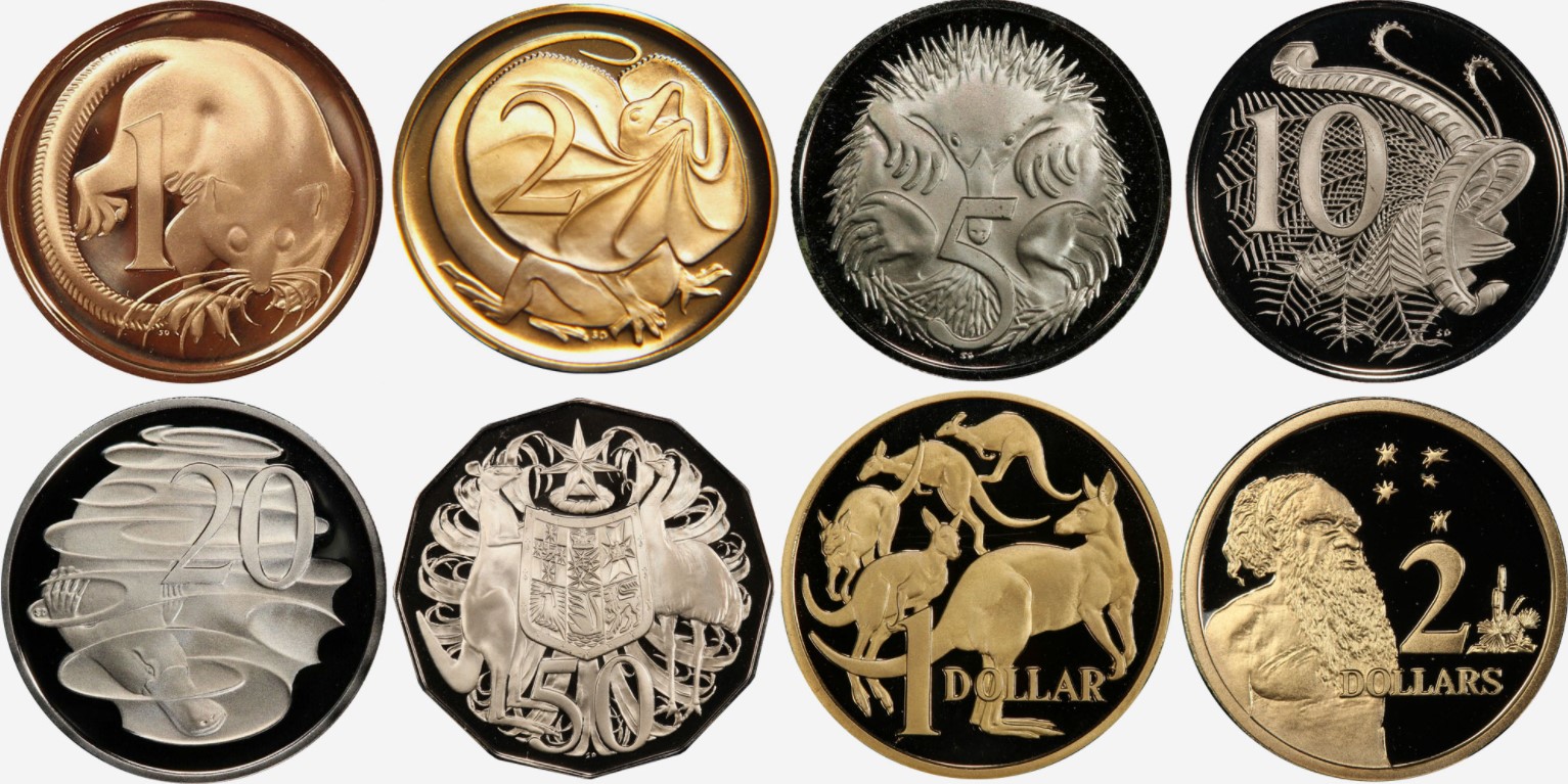 Đồng xu thể hiện những biểu tượng và đặc điểm độc đáo của Úc