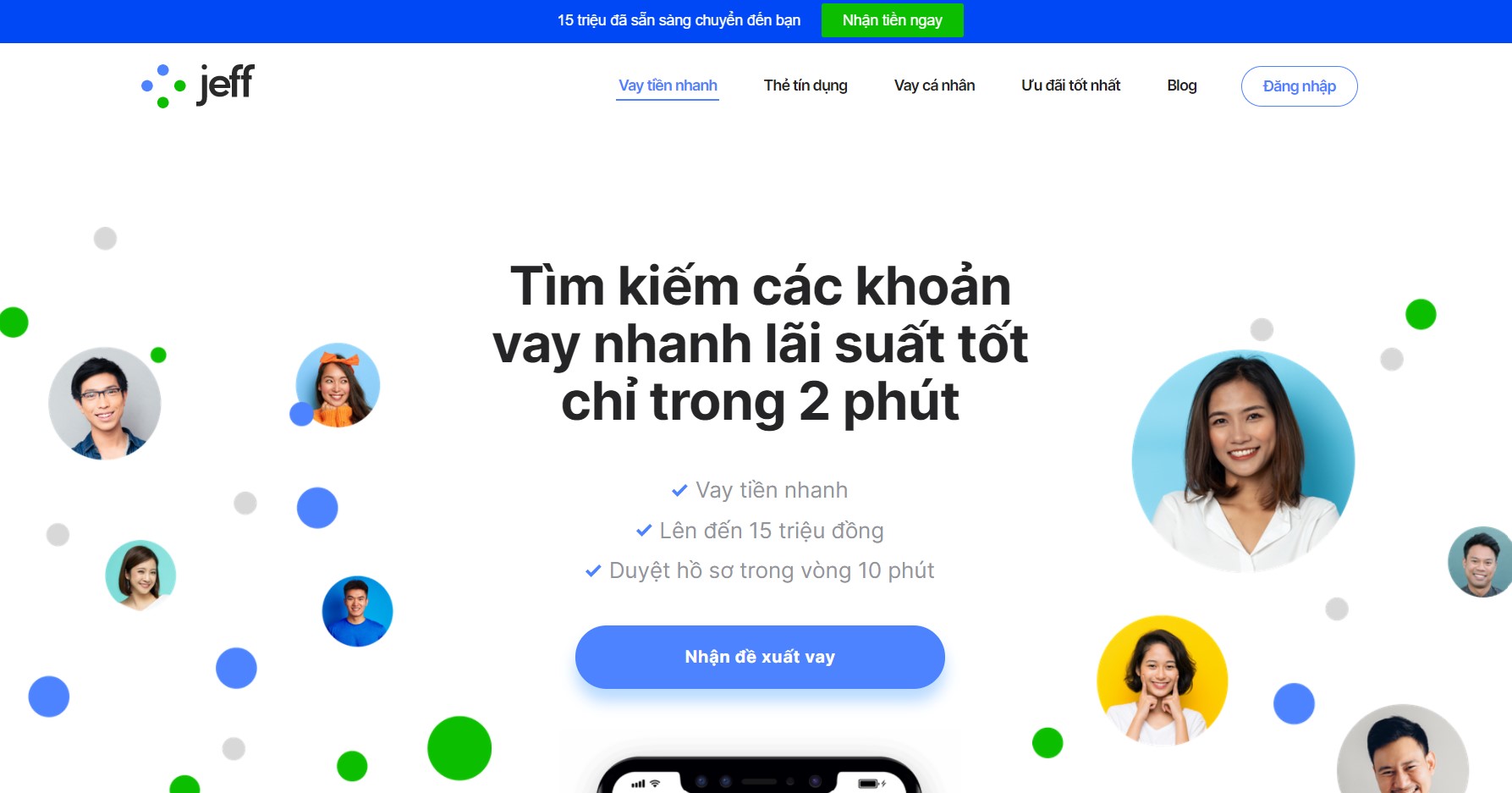 khách hàng có thể nhận được nhiều tiện ích khi sử dụng ứng dụng vay tiền jeff app