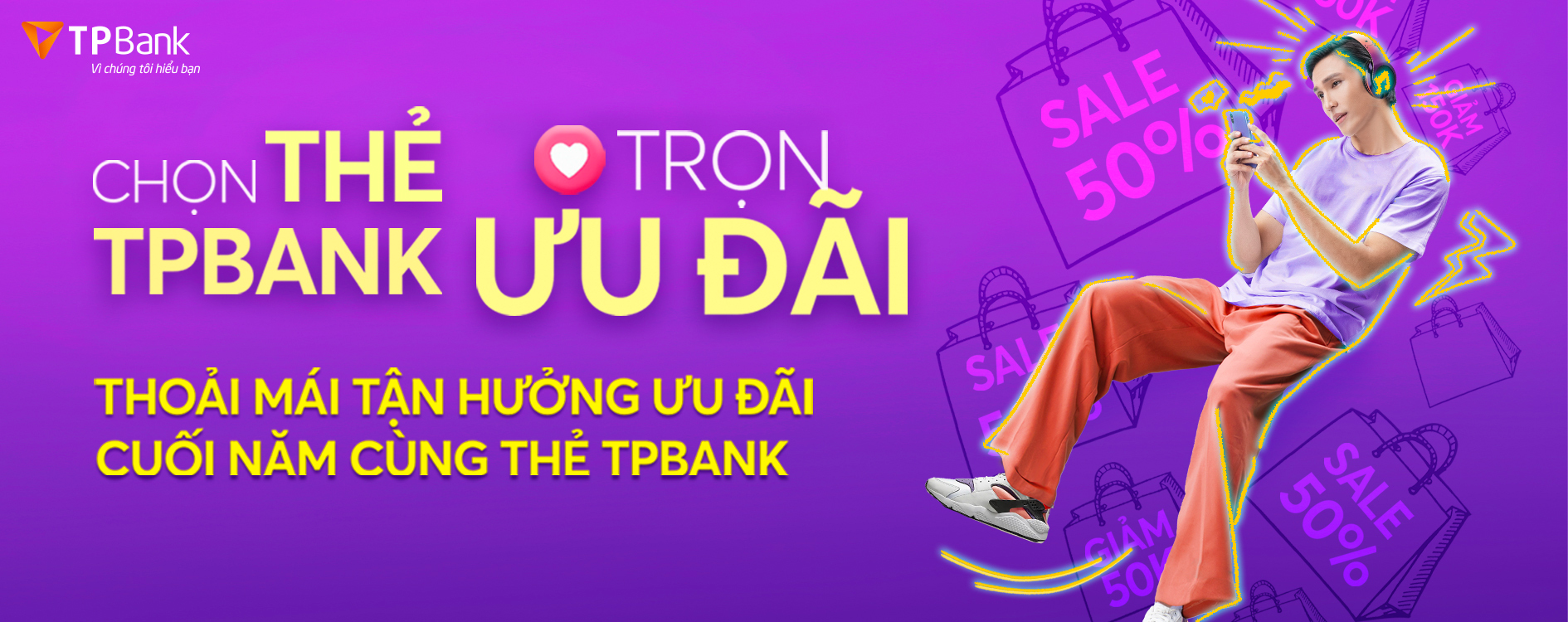 TPBank dành nhiều ưu đãi hấp dẫn cho khách hàng khi mở thẻ tín dụng