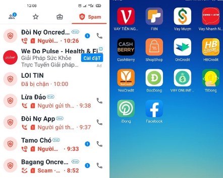 một số app vay tiền truy cập danh bạ lừa đảo