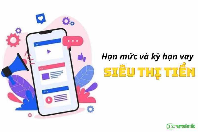 Hạn mức và kỳ hạn vay tại Siêu Thị Tiền