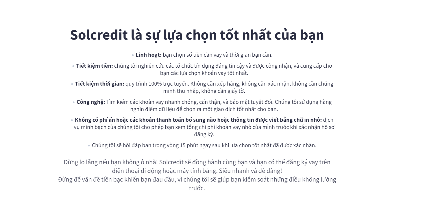 Rõ ràng và minh bạch là lợi thế lớn nhất của ứng dụng