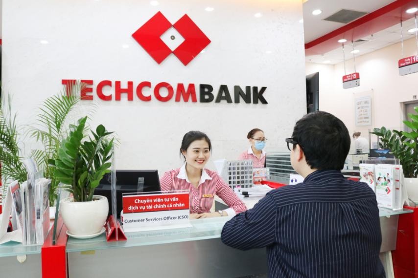 techcombank với đội ngũ nhân viên chuyên nghiệp