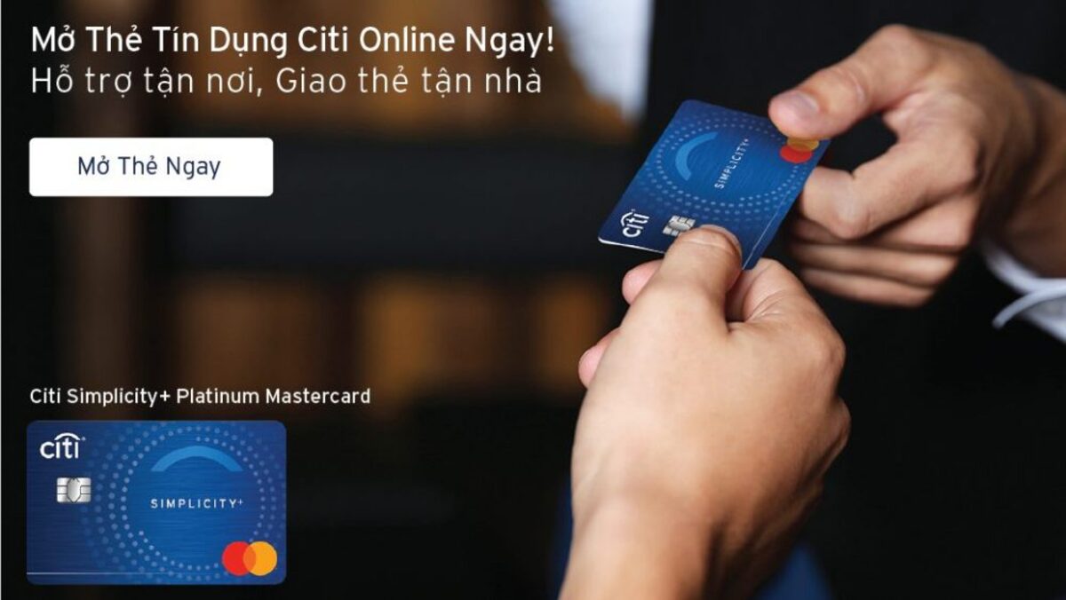 Thẻ Simplicity+ là thẻ tín dụng rút tiền mặt được ngân hàng quốc tế Citibank phát hành