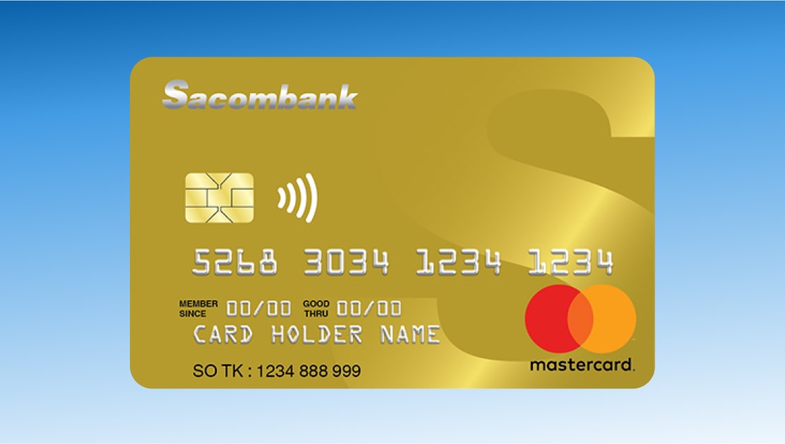 Thẻ Sacombank MasterCard được sử dụng phổ biến hiện nay