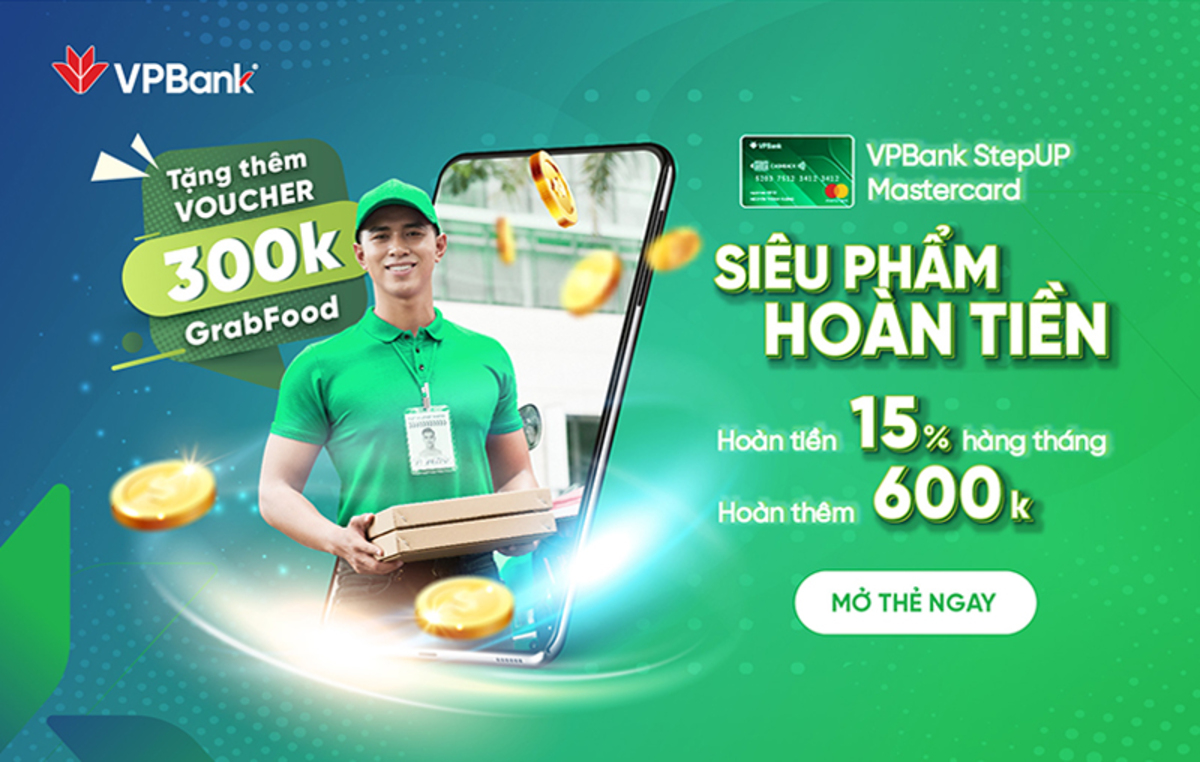 Hoàn đến 15% hàng tháng