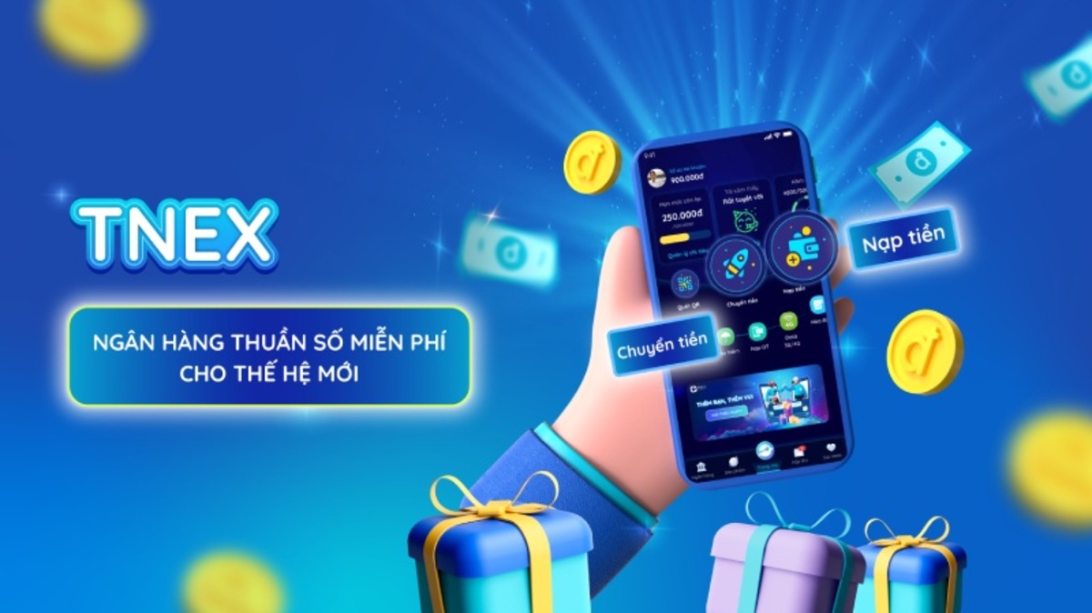 Tnex - Ngân hàng thuần số cho thế hệ mới