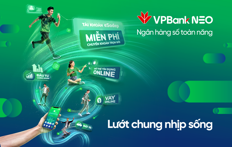 Các dịch vụ thông qua ứng dụng VPBank NEO