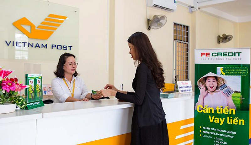 vay tiền mặt tại bưu điện với đối tác liên việt post bank