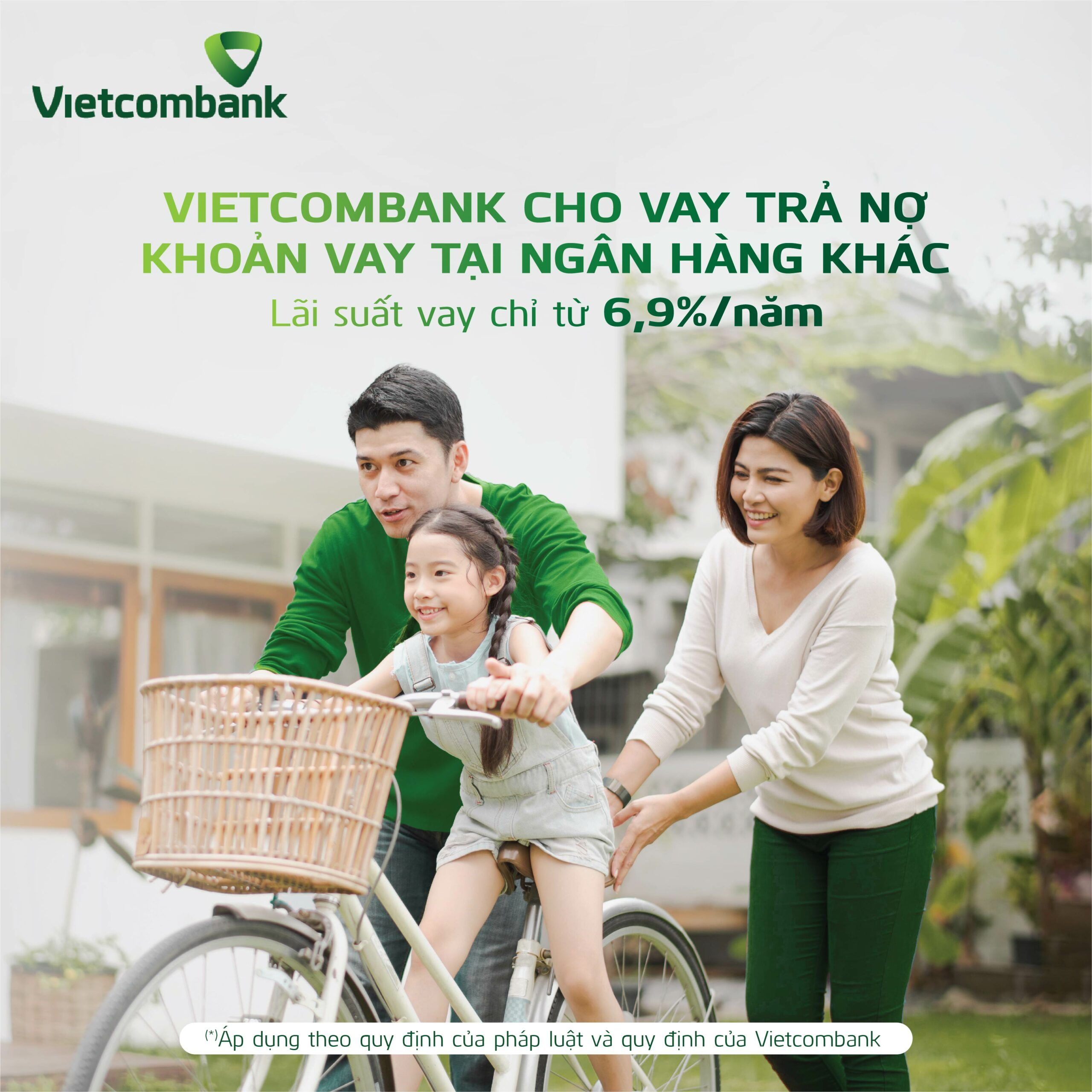 Vietcombank ra mắt gói vay giúp khách hàng trả nợ vay tại ngân hàng khác