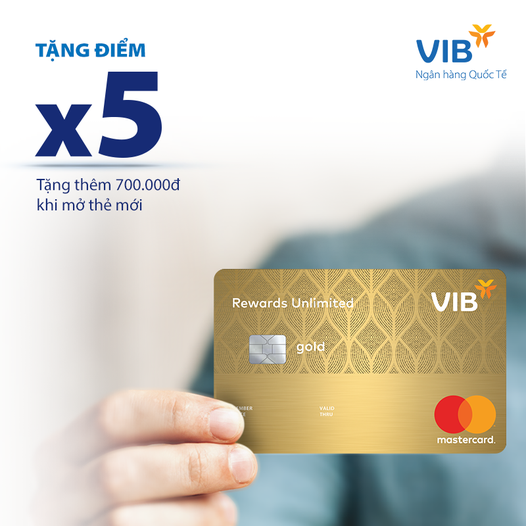 Thẻ VIB Rewards Unlimited có vô vàn lợi ích mang đến trải nghiệm tuyệt vời cho khách hàng.