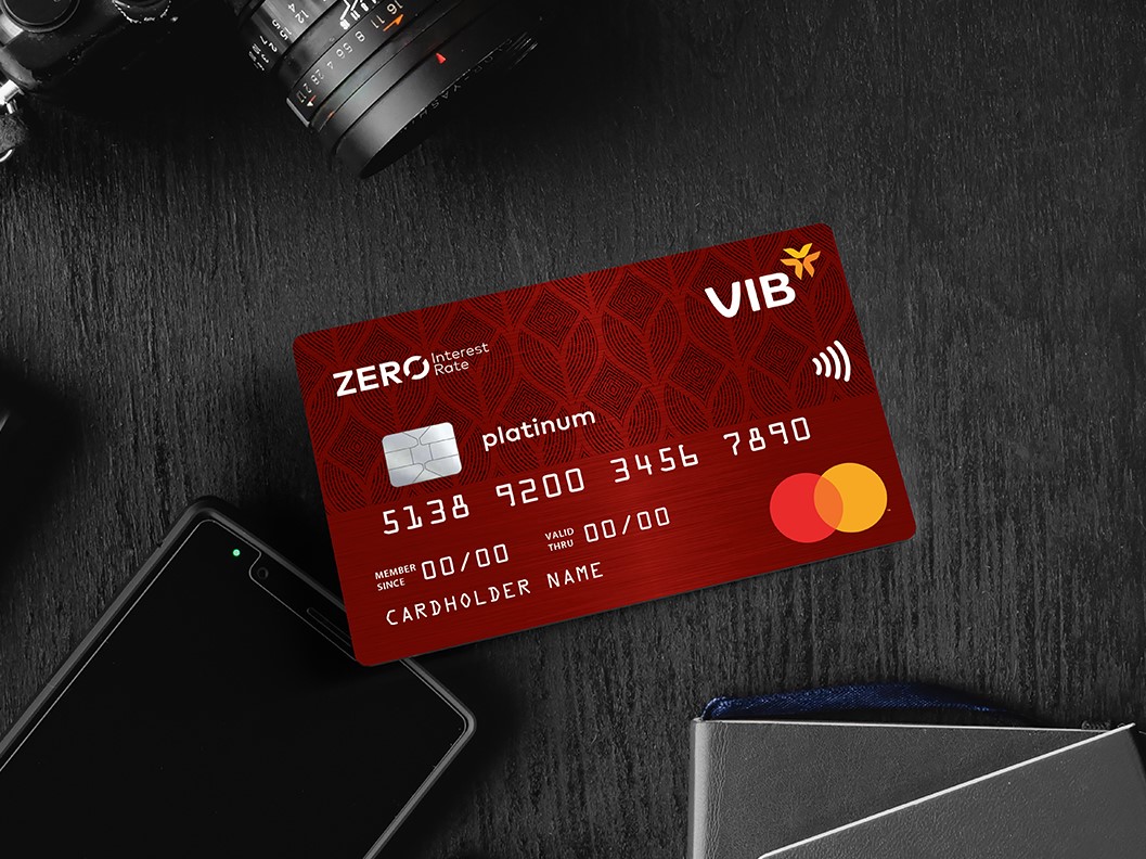 Hình ảnh thẻ tín dụng VIB Zero Interest Rate 