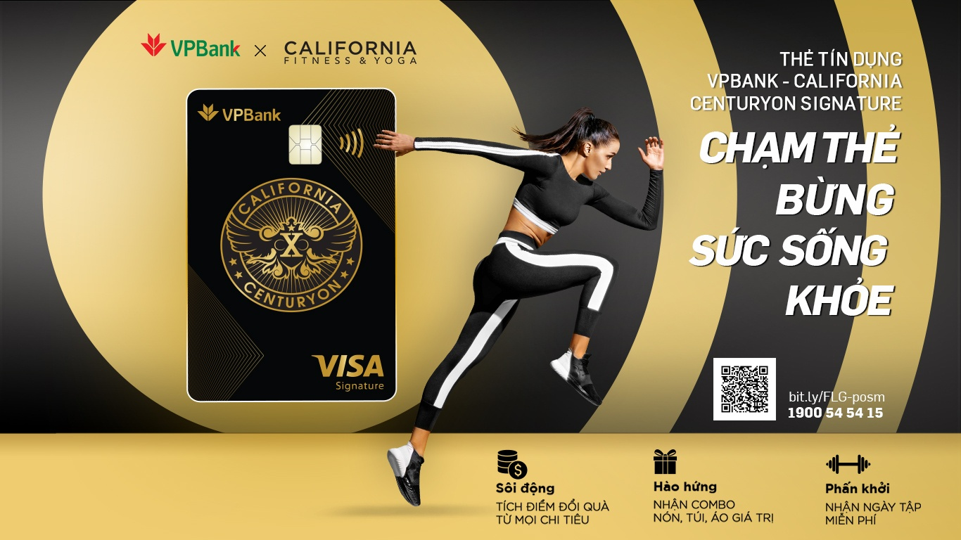 Ưu đãi thẻ VPBank California Centuryon Visa Signature vô cùng hấp dẫn