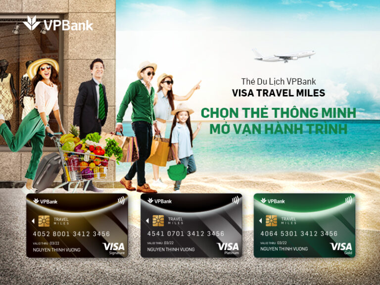 [VVIP] Mở Thẻ Tín Dụng VPBank Visa Signature Travel Miles Hạn Mức 1 Tỷ