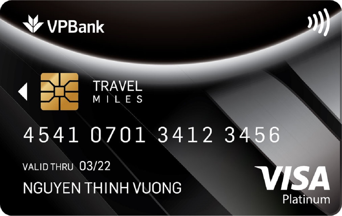 Thẻ tín dụng tích lũy dặm bay VPBank Visa Platinum Travel Miles