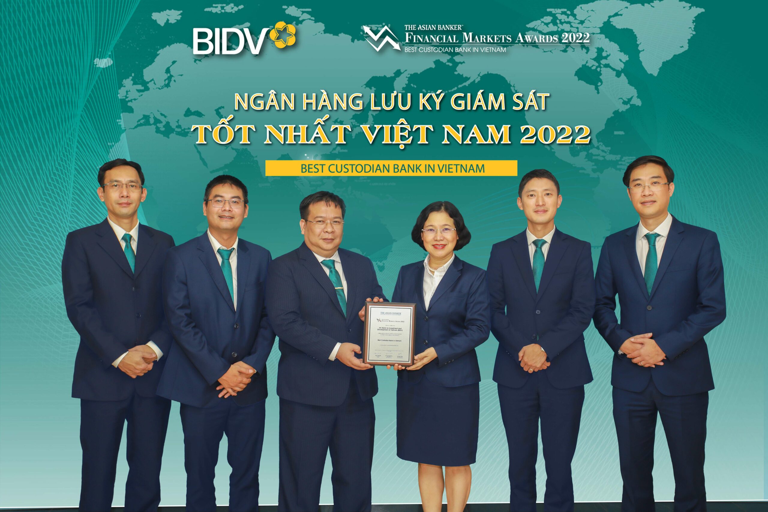 Ngân hàng BIDV vinh dự nhận các giải thưởng