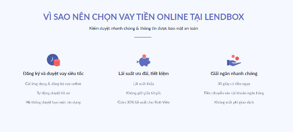 Vay online cho người 18 tuổi tại Lendbox 