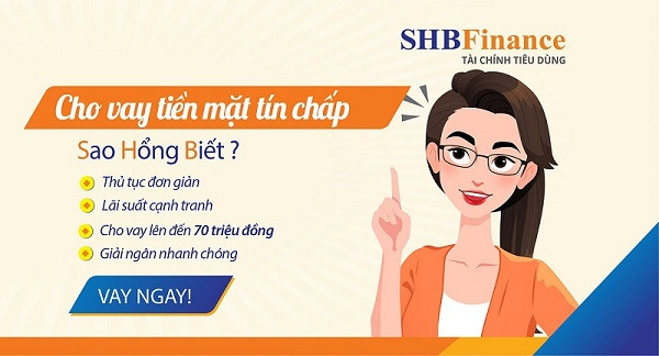 Thủ tục vay vốn tại SHB